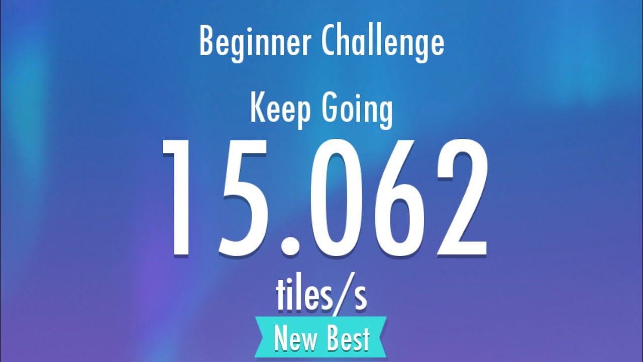 Beginner Challenge - 15.062 NO PAUSE (LEGENDARY 2ND WR)