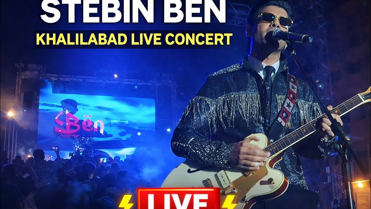 STEBIN BEN live concert in khalilabad | maja aa gya guys 🤗 || @StebinBenofficial 