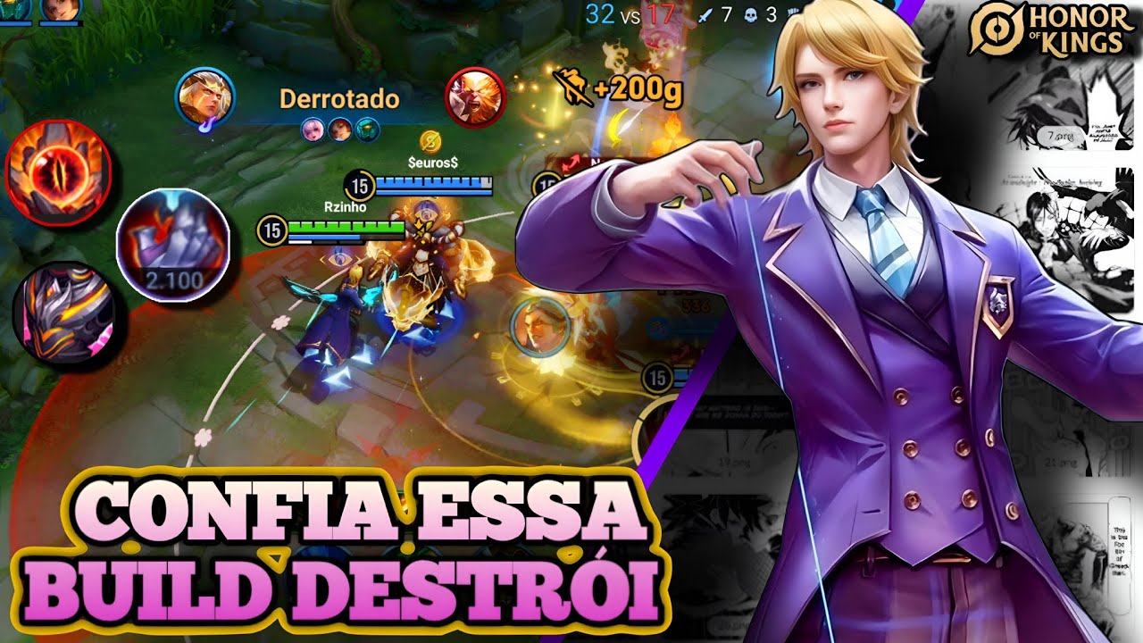 A MELHOR BUILD DO HOU YI ATUALIZADA! CONFIA 💥 | HONOR OF KINGS - HOK