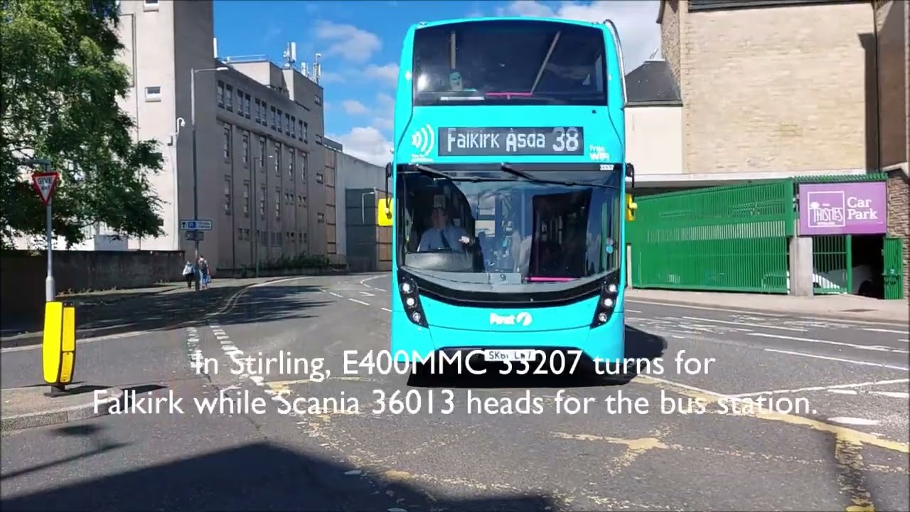 A Look Around bus operator First Scotland East in its Final Days -