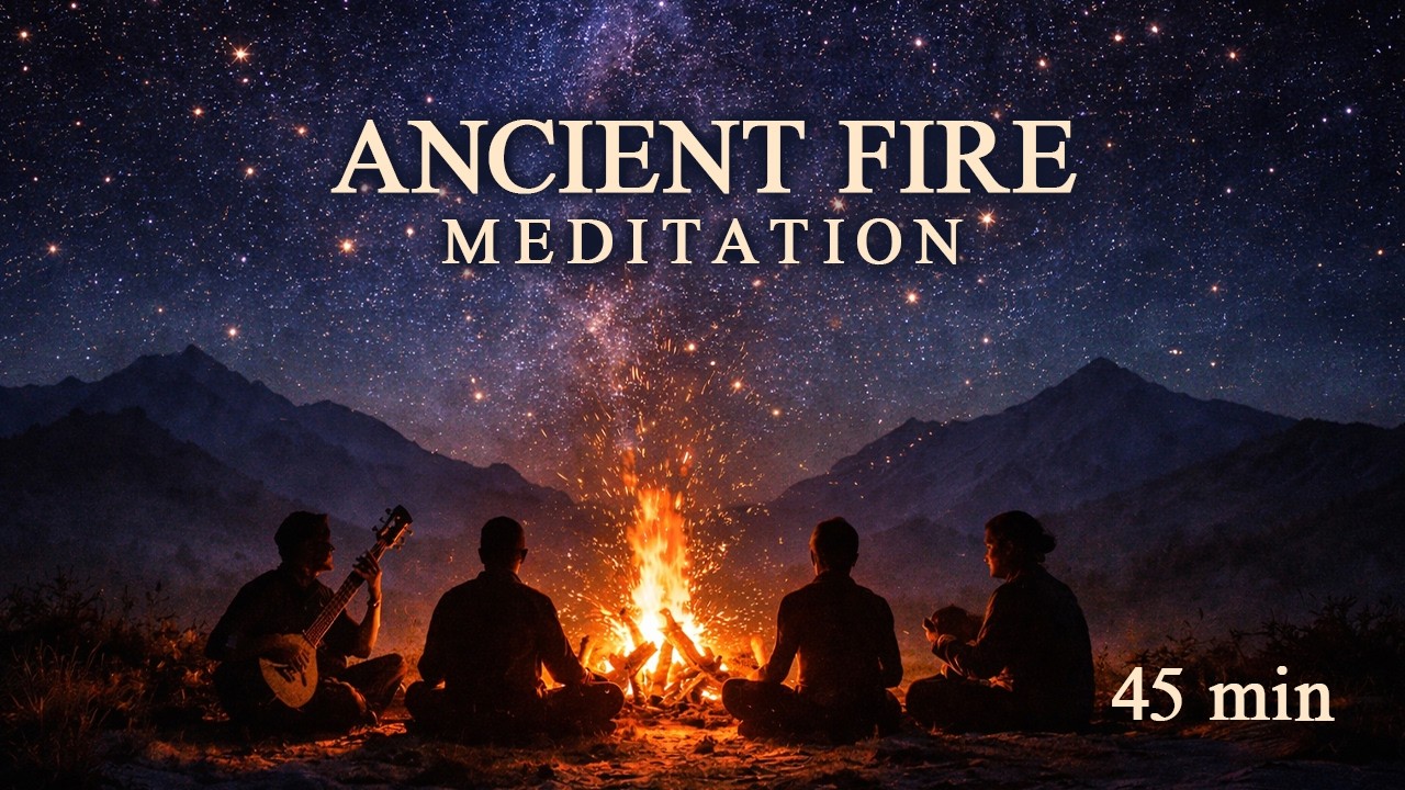 Sacred Fire Meditation | 45 Min Ancient Indian Ambient Music for Deep Relaxation & Sleep