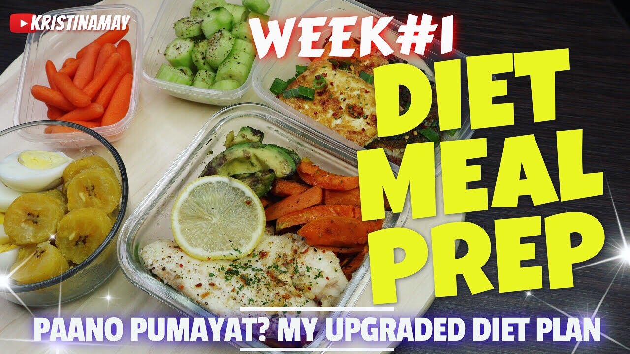 Paano Pumayat?👩🏻‍🍳EASY MEAL PREP for Weight Loss |Week 1 Philippines