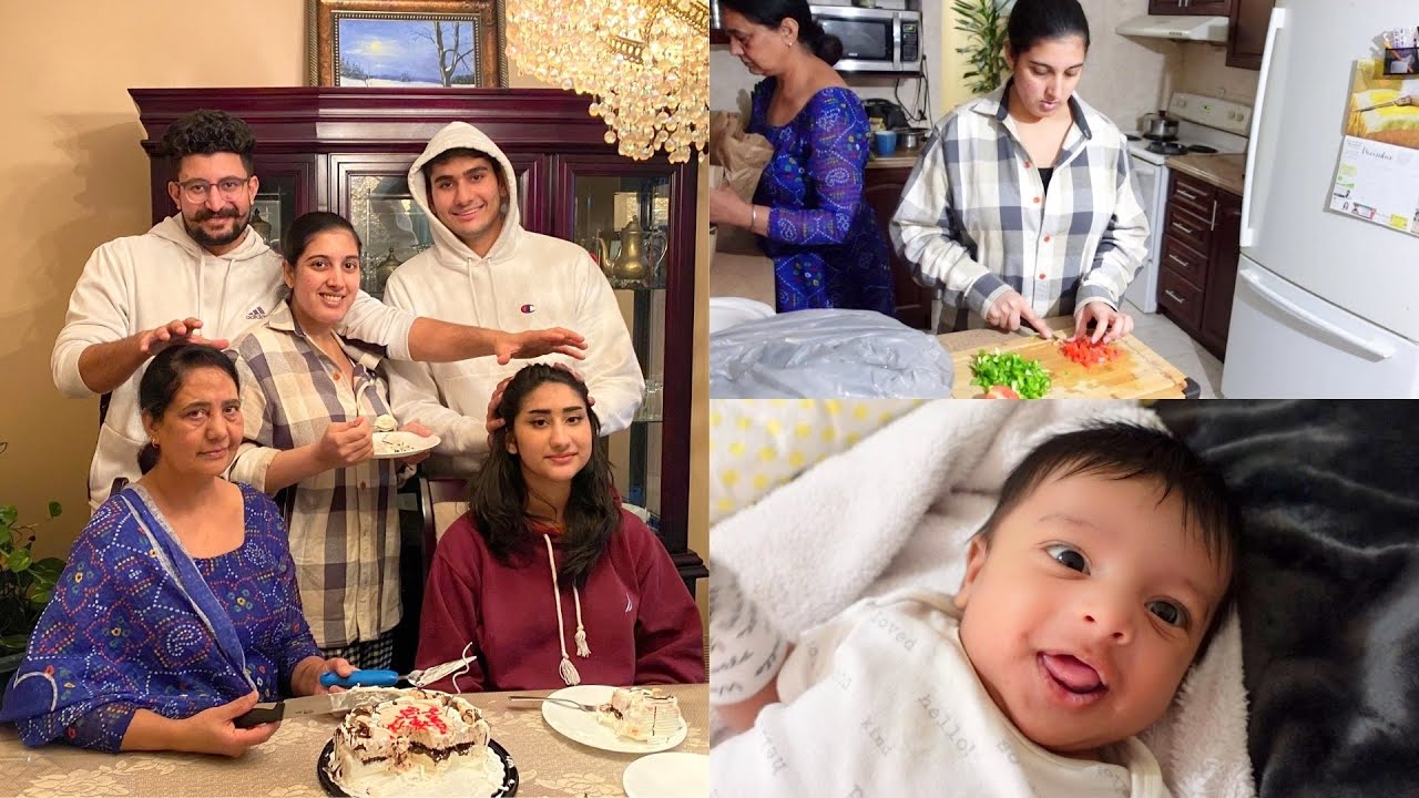 CELEBRATING BHUA BIRTHDAY | SHARAN MADE PIZZA | FAMILY VLOG