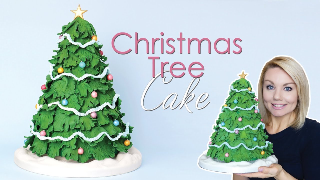 How to make a Christmas Tree Cake Tutorial
