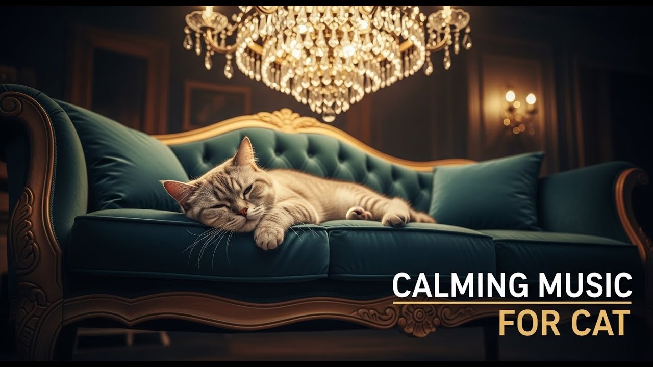 12 Hours of Anxiety Relief Music for Cats 😿 : Calming Sounds for Deep Sleep, Healing & Relaxation