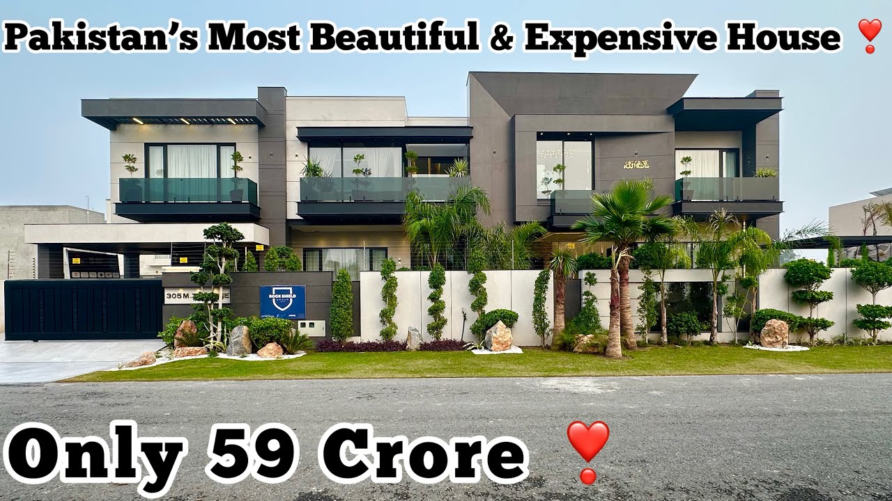 2 Kanal Most Luxurious Fully Branded And Futuristic House 🏠 In Pakistan’s History in DHA6 Lahore
