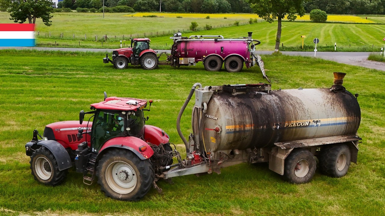 Gärresteausbringung mit Puma Power | 2x CaseIH Puma 240 CVX // 195 CVX | Luxemburg 2025