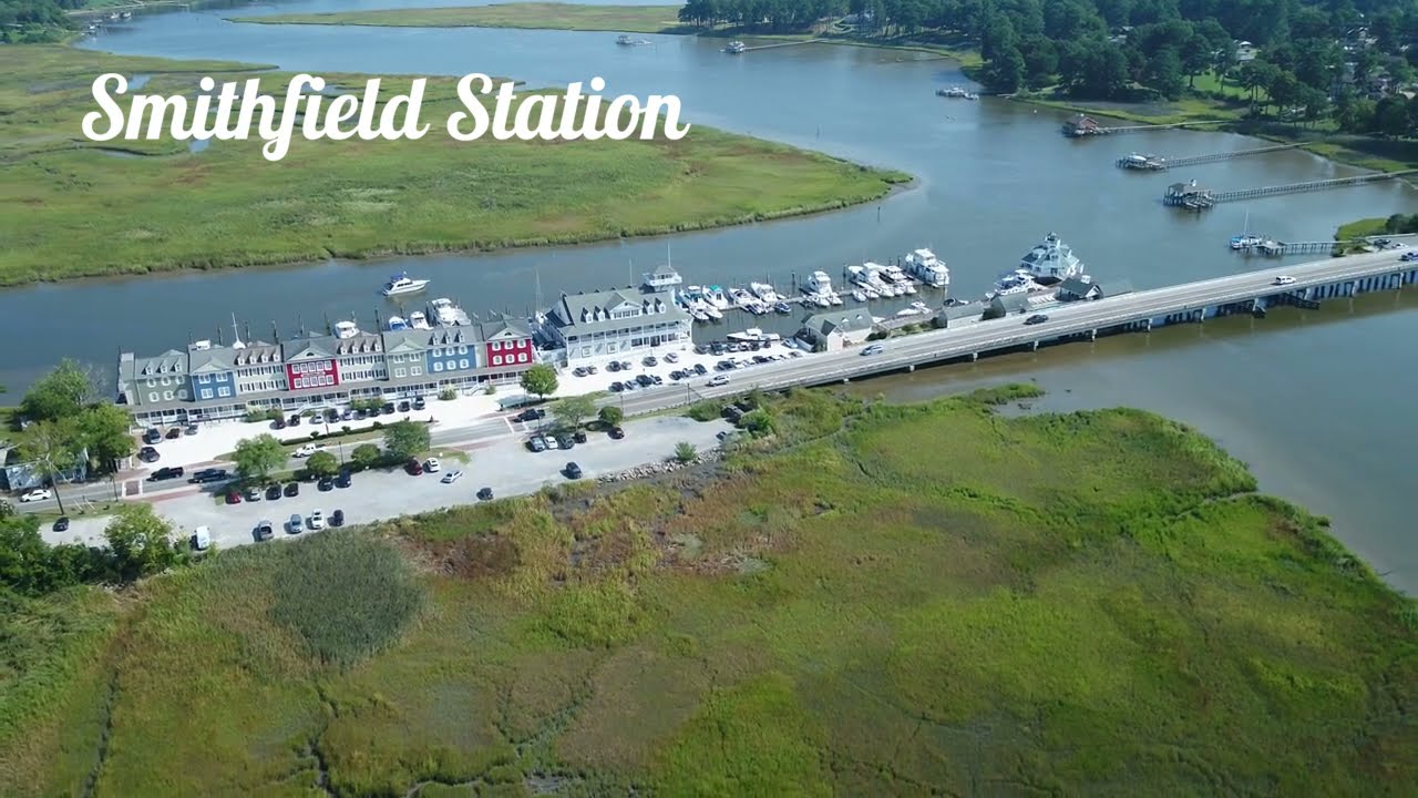 Birds Eye View of Smithfield VA - August 2021