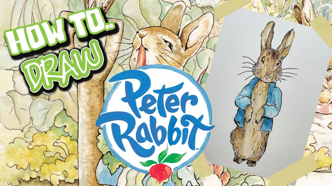How to draw Peter Rabbit by Beatrix Potter