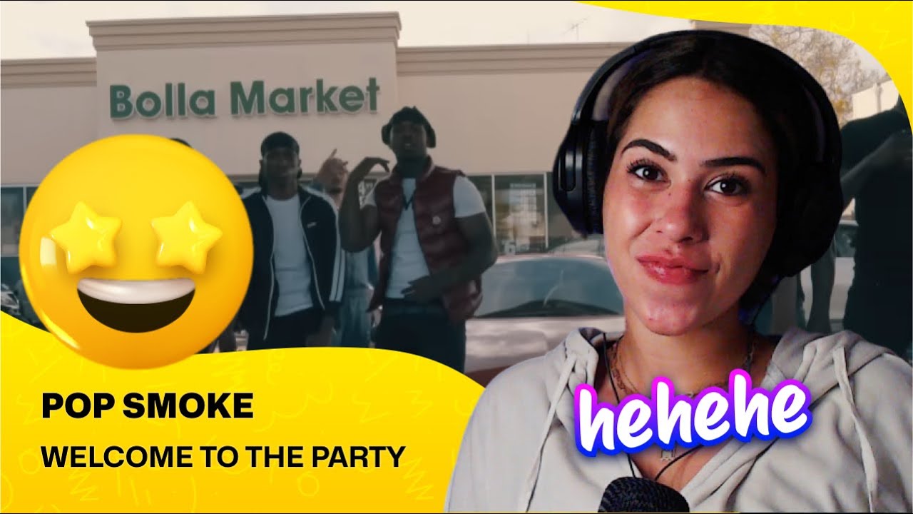 Reaction ▷  POP SMOKE - WELCOME TO THE PARTY