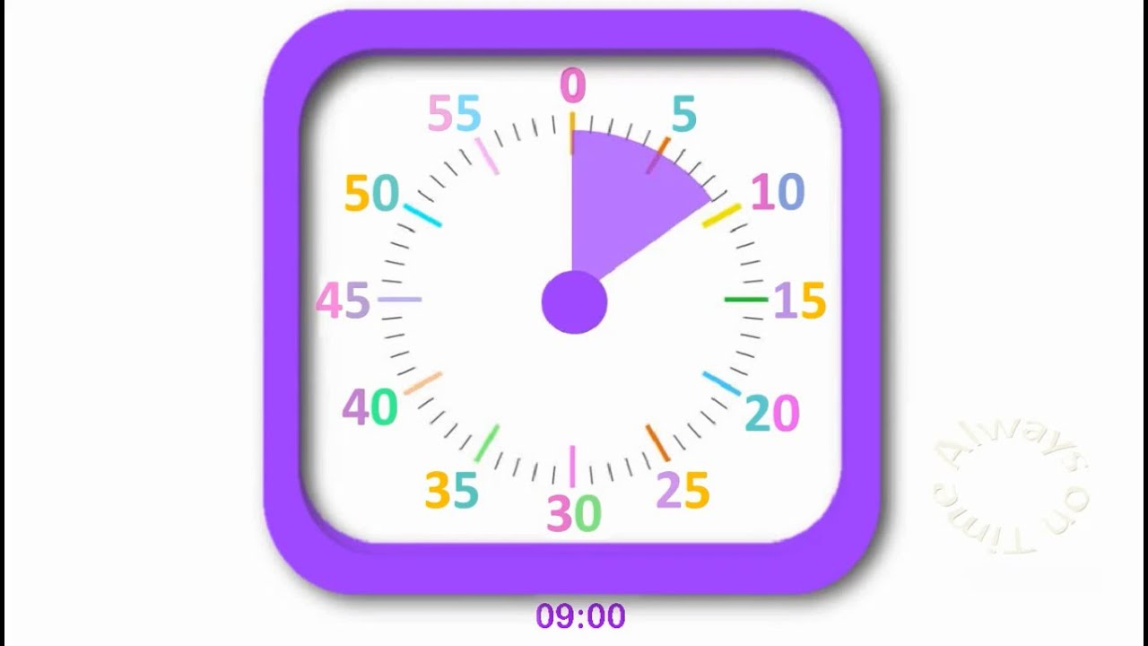 9-minute Visual Timer with Countdown.