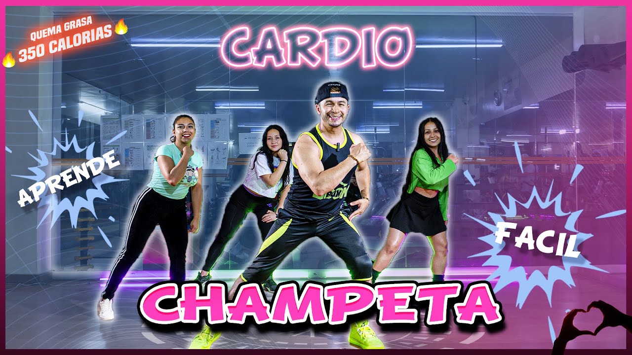 CHAMPETA Pasos Basicos🔥 Rutina de CARDIO INTENSO (Clase de Champeta) 💣