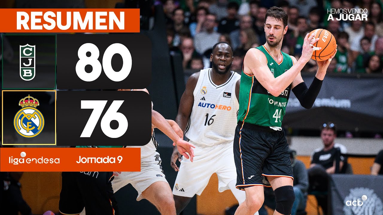 Joventut Badalona - Real Madrid (80-76) RESUMEN | Liga Endesa 2024-25