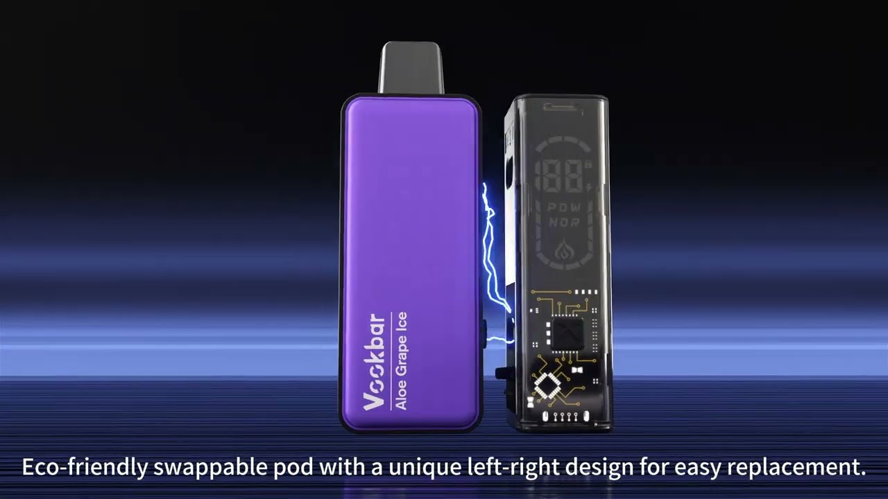 Eco-Friendly Swappable Pod Kit | MN Vookbar 15000 - Vape with Style & Sustainability!