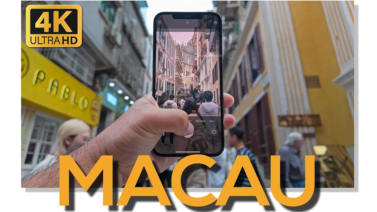 Amazing Macau Walking Tour: Grand Lisboa to Ruins of St. Paul’s | Macau in 4K