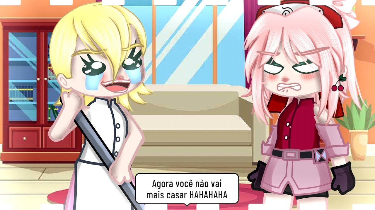 |•FALA SÉRIO MÃE!!!•|Meme Naruto Gacha Club GC|Original!|Sakura e Mebuki 🌸