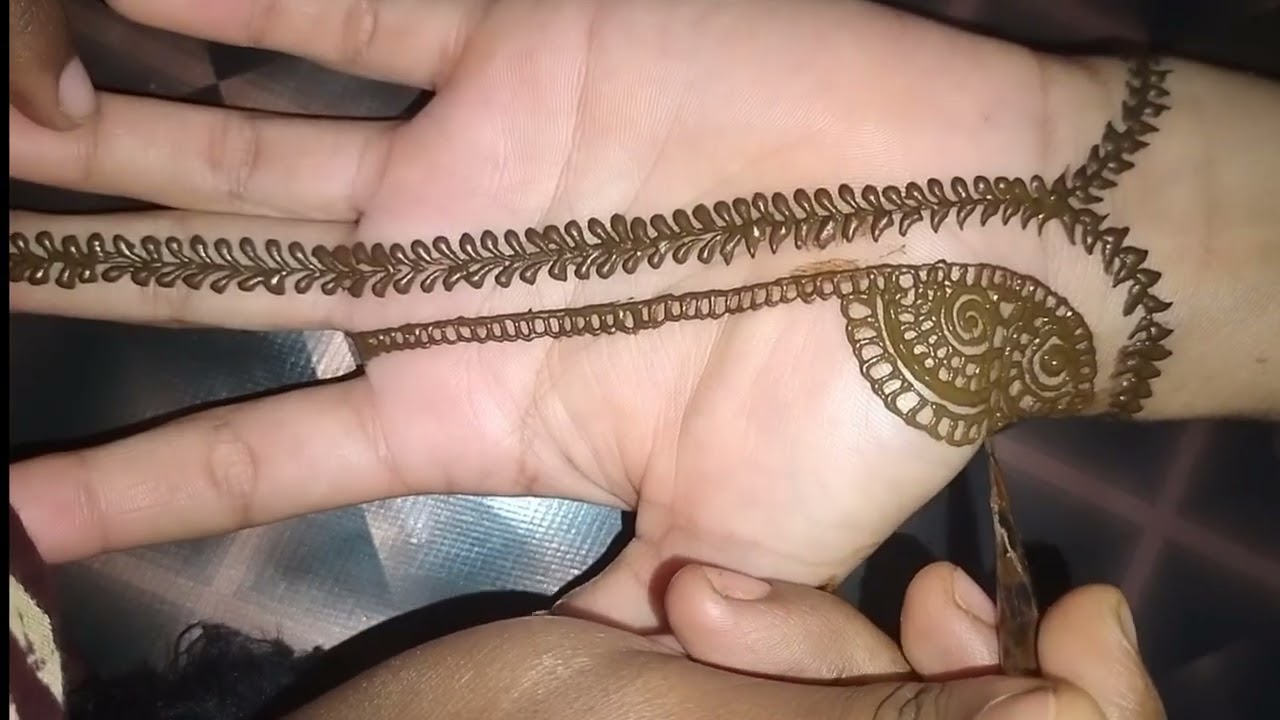 #Mehndidesign#video#vlog#beautiful mehndi design...😍🥀 