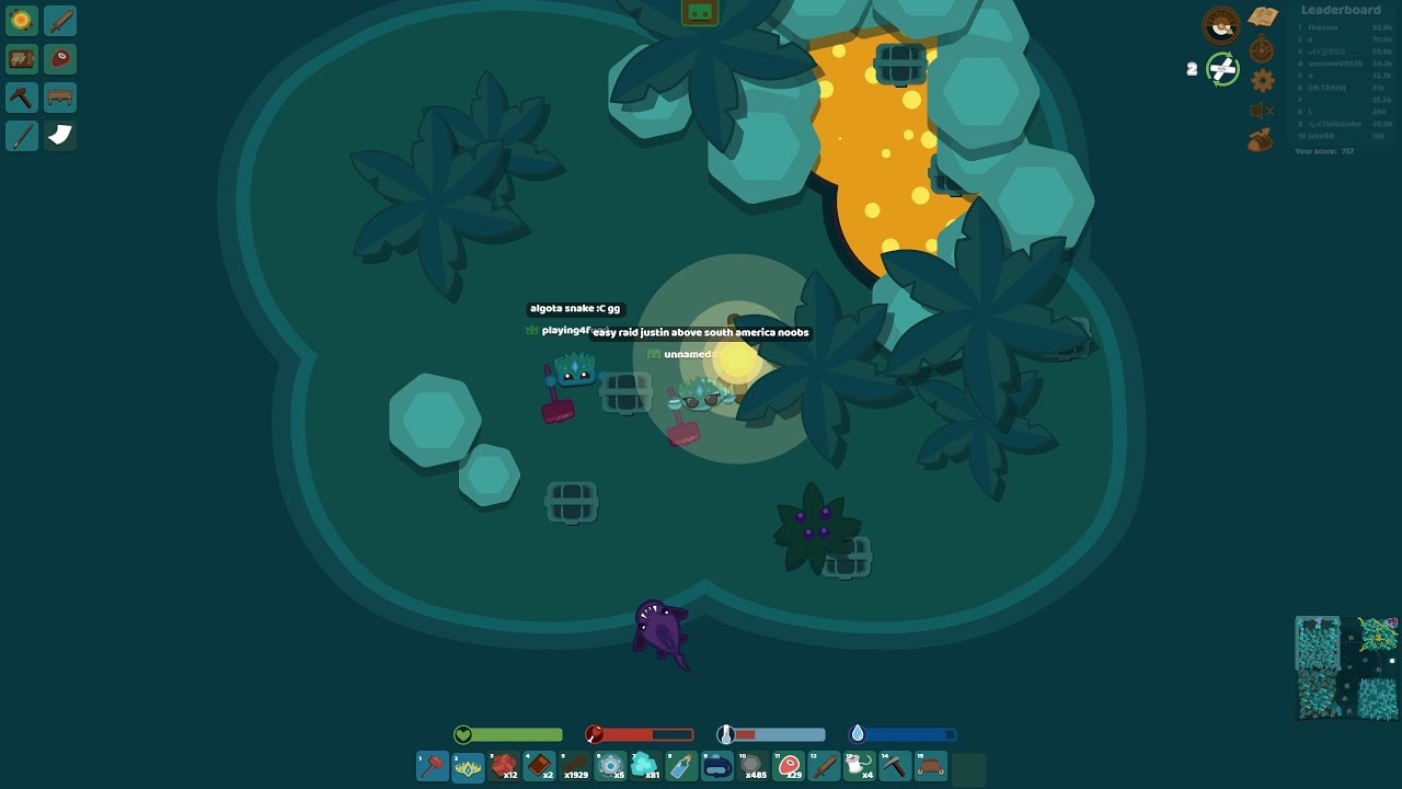 Starve.io Trashing EZZL + kills