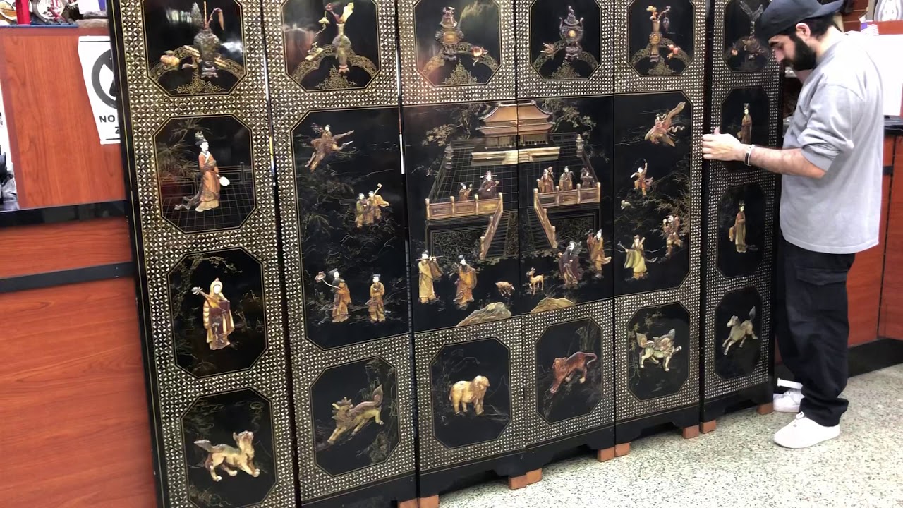 Vintage Chinese room divider
