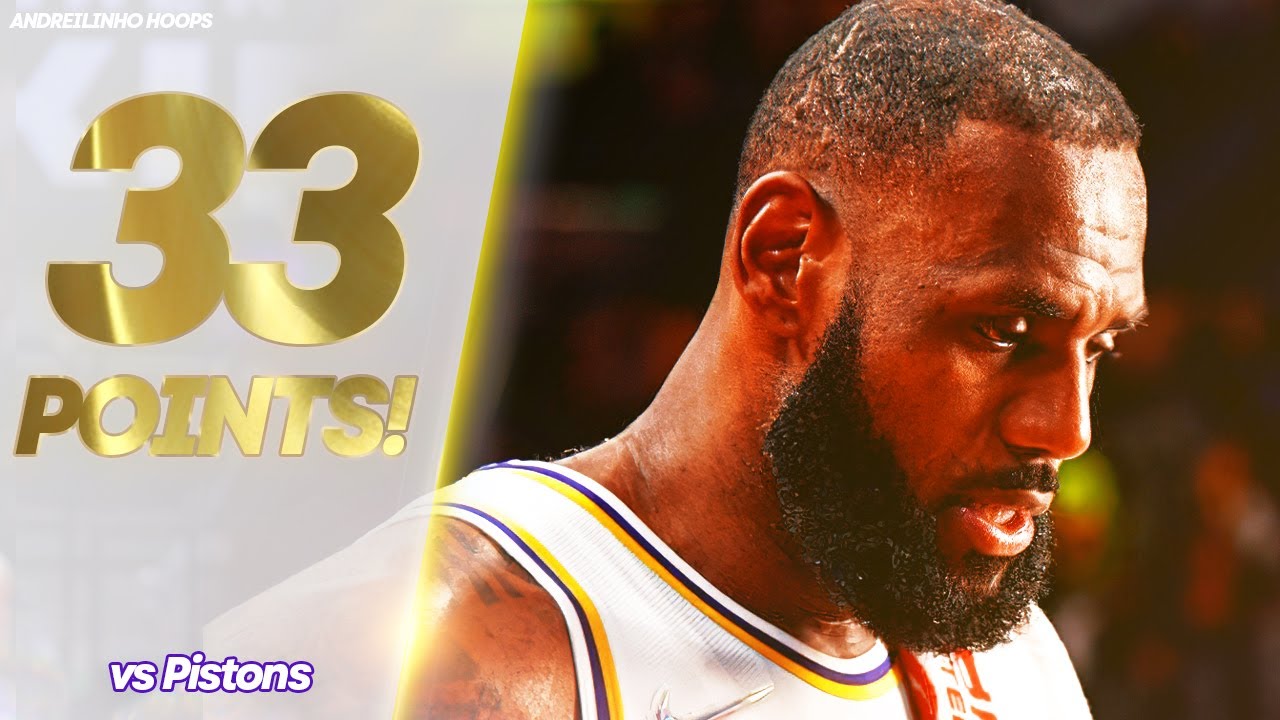LeBron James 33 POINTS vs Pistons! ● Full Highlights ● 28.11.21 ● 60 FPS