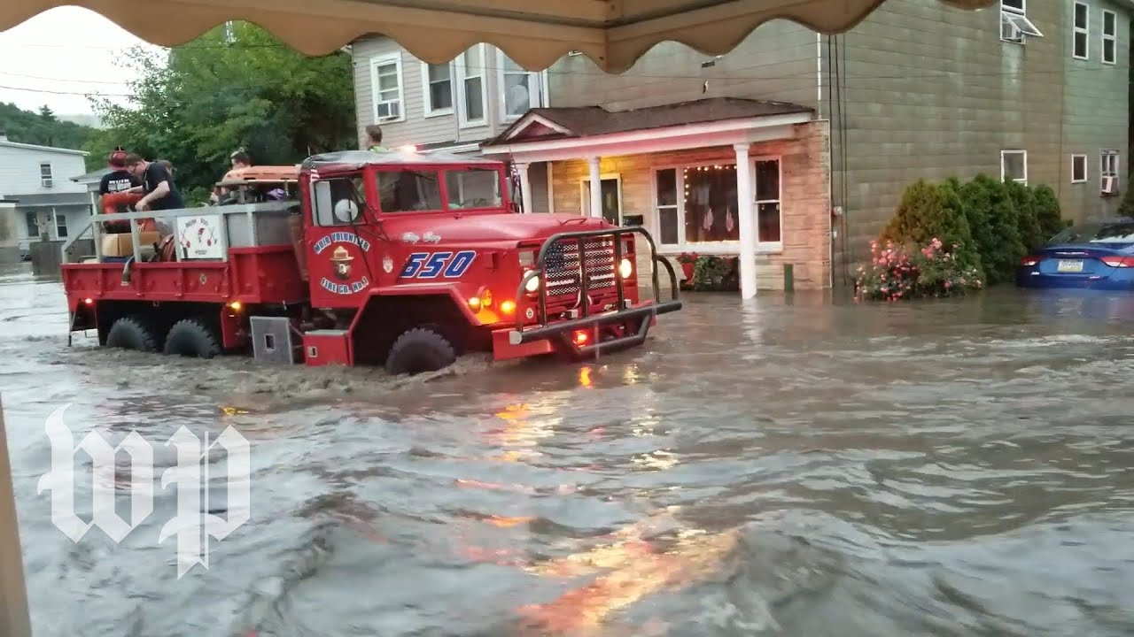 Flash floods hit central Pennsylvania