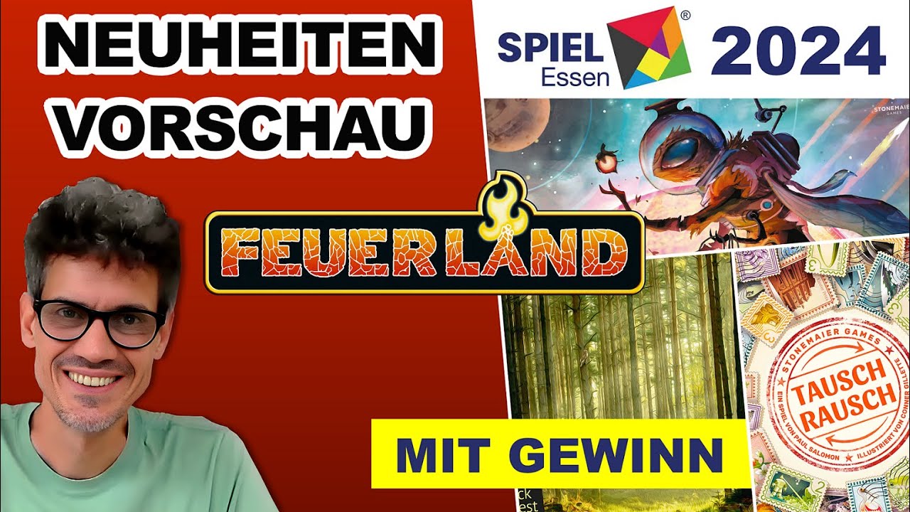 SPIEL 24 Vorschau + Gewinn/ Brettspiele Feuerland Spiele- Spielmesse SPIEL 2024 in Essen