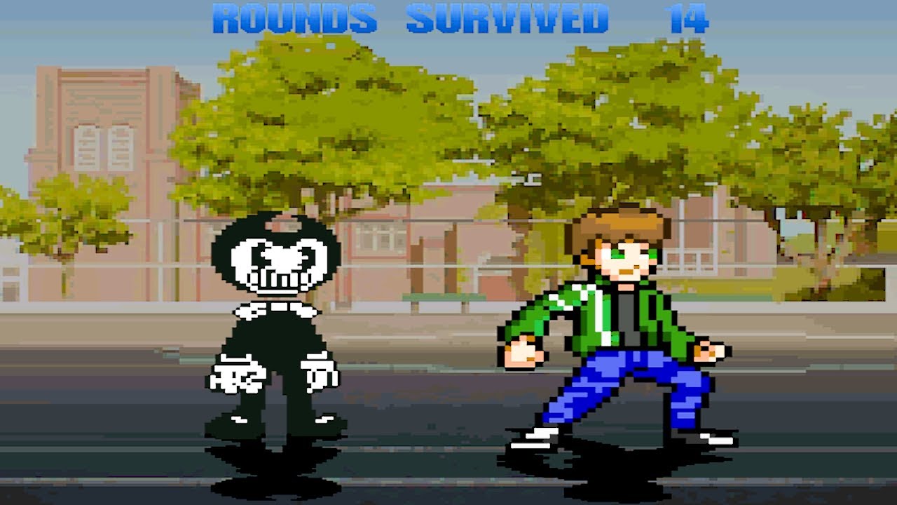 BENDY AND BEN 10 TEAM UP IN SURVIVAL MODE