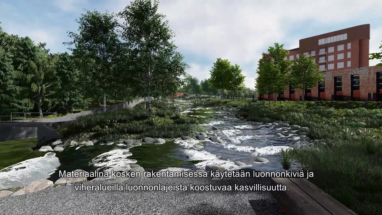 Tourujoen kunnostuksen rakennussuunnitelma