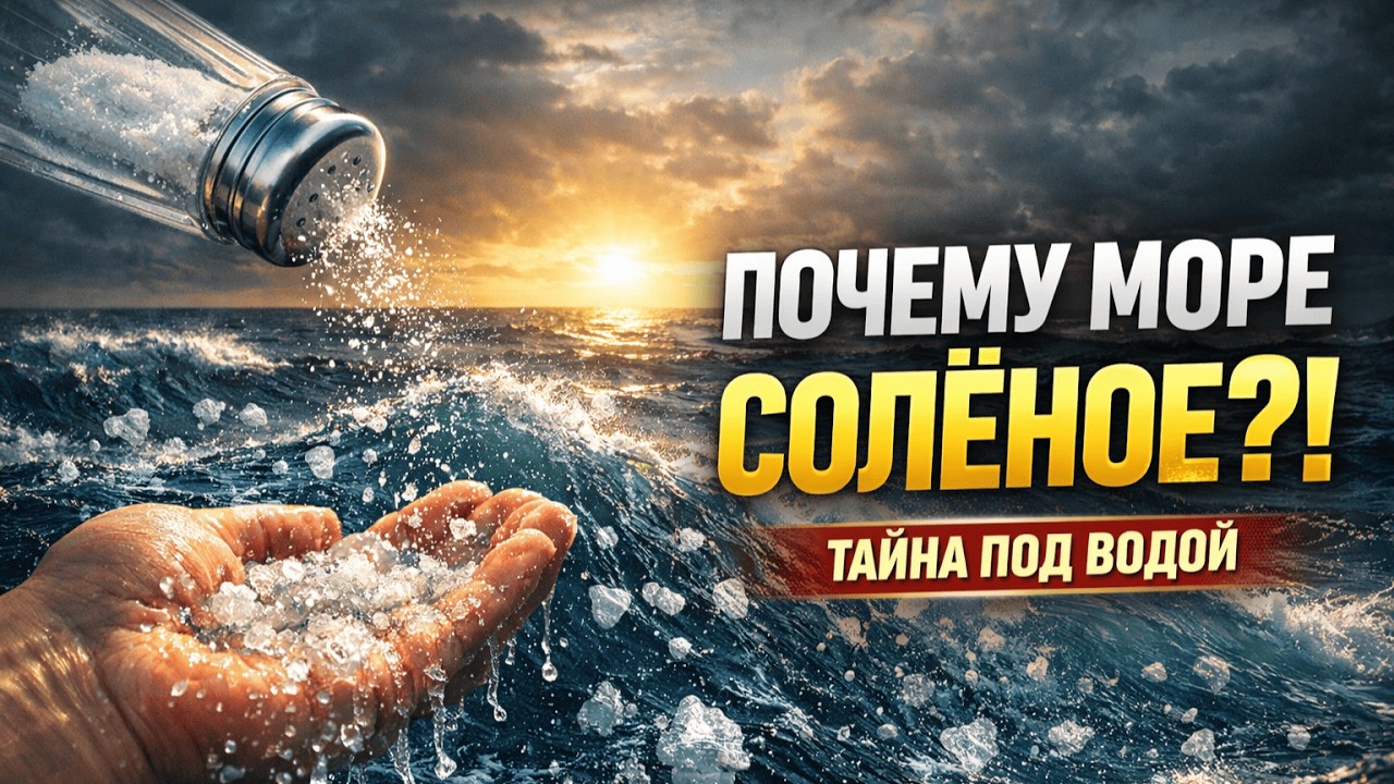 Почему море солёное? Правда под водой