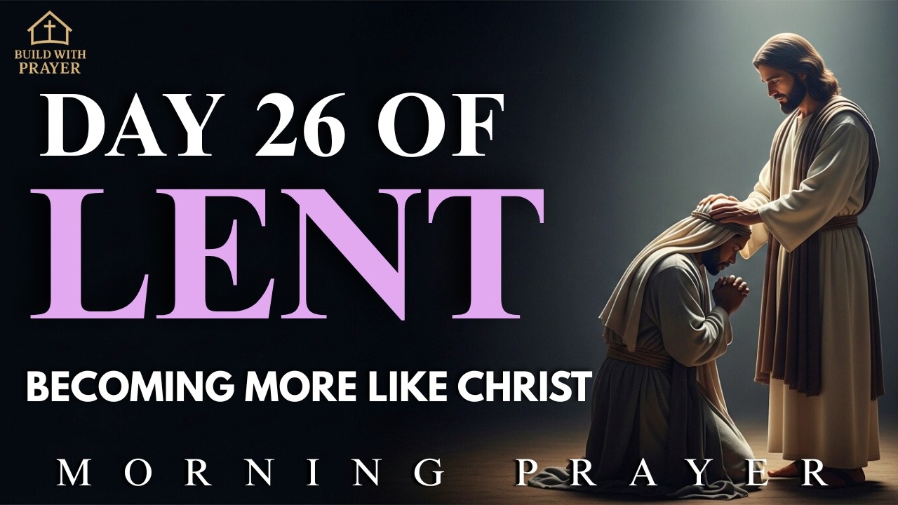 Day 26 of Lent | Becoming More Like Christ | A Powerful Morning Prayer to Grow Spiritually
