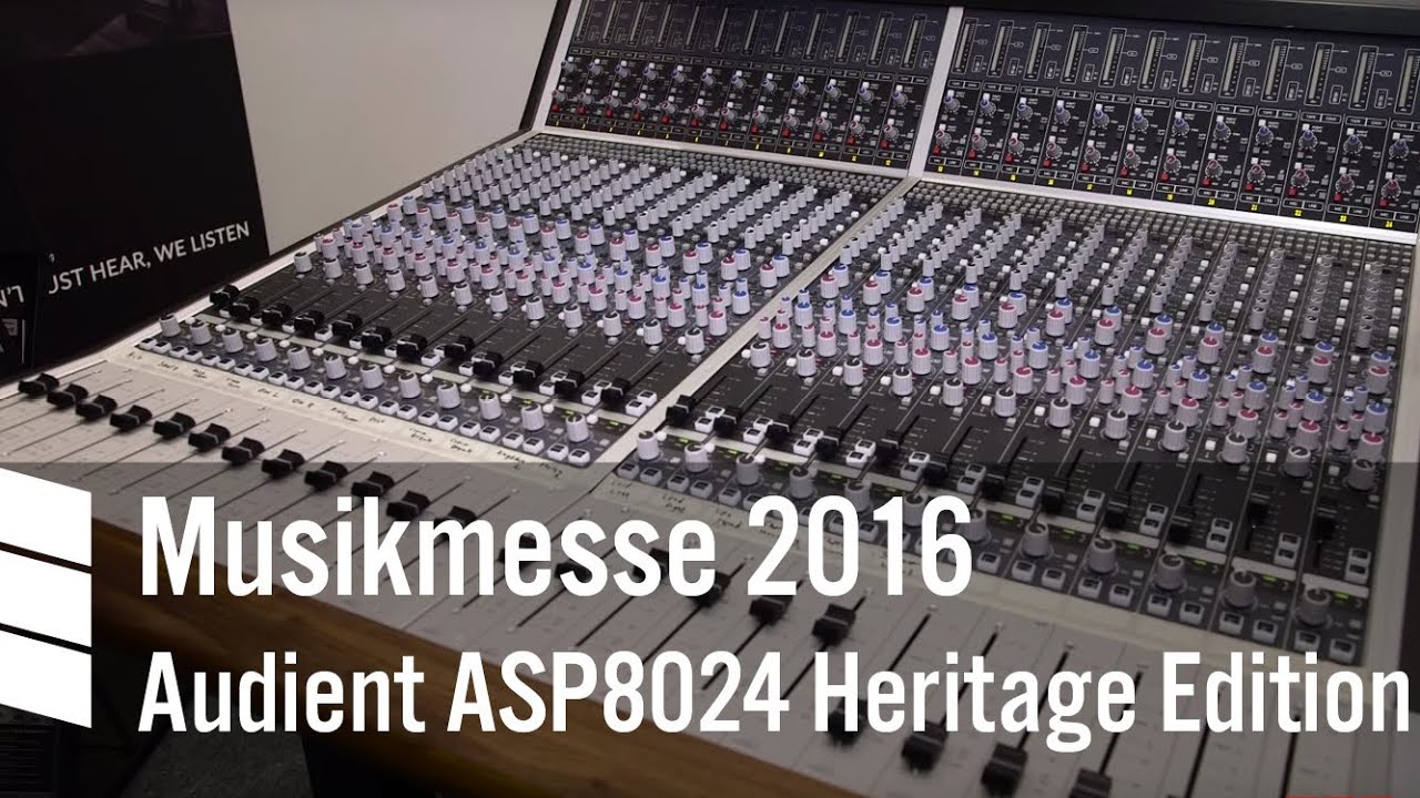 Audient ASP8024 Heritage Edition - Musikmesse 2016