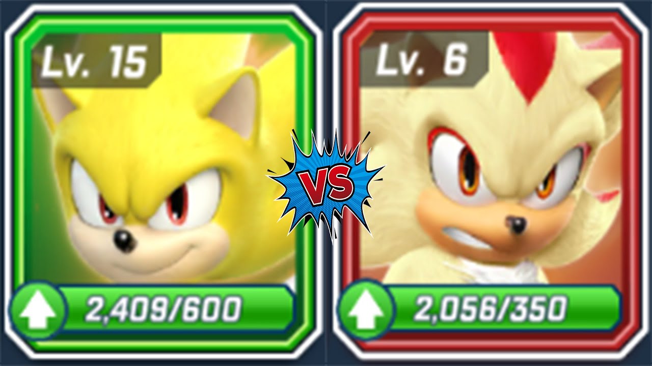 Sonic Forces Speed battle - Movie Super Sonic vs New Movie Super Shadow (android, ios) Gameplay