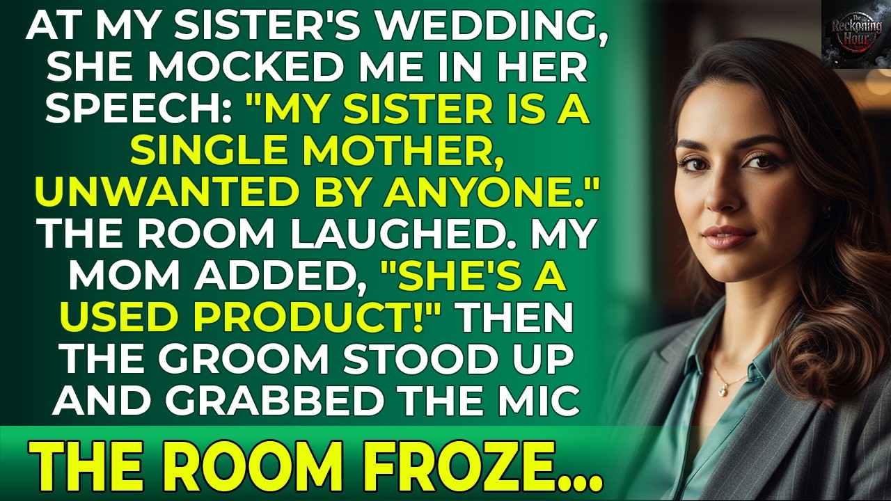 At My Sister’s Wedding, She Publicly Mocked Me — Then Her Groom Silenced the Whole Room