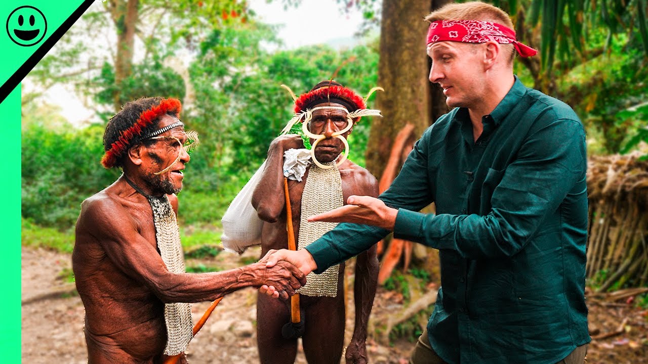 Making FIRST CONTACT with Papua's Dani Tribe Leader!!! (Raw Clip)