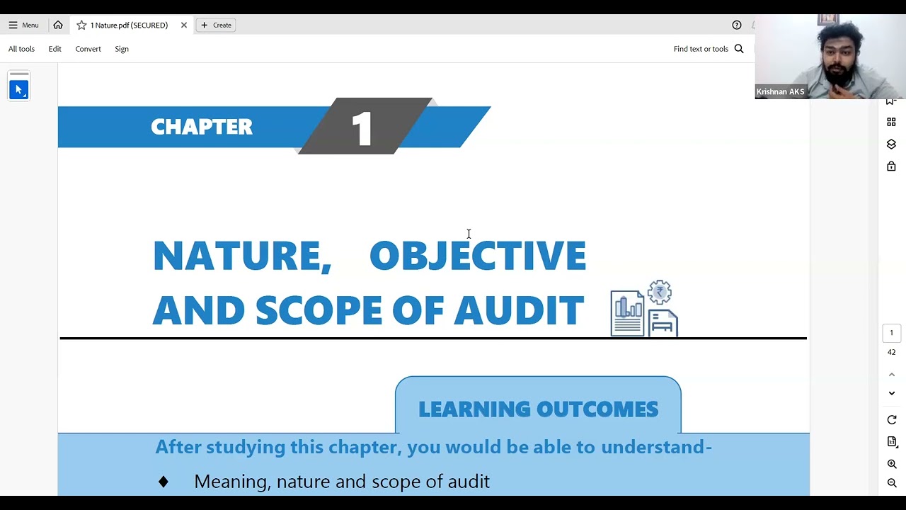 Class for CA Inter New syllabus Auditing and Ethics May 2024| Chap 1| Demo class 1