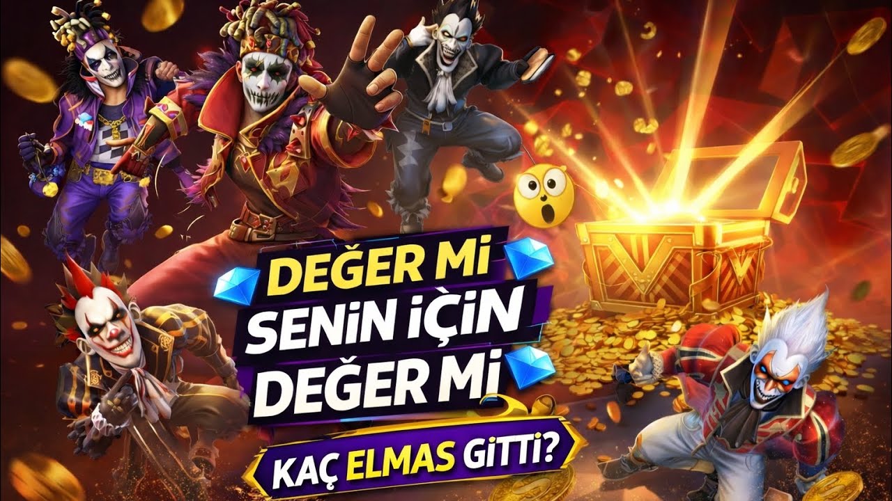 FİNAL VURUŞU BE JOKERLER BUNLAR İCİN DEĞİYOR MU YOKSA BOŞ MU ŞANSLI GİBİ ELMAS HARCAMA FREE FİRE MAX