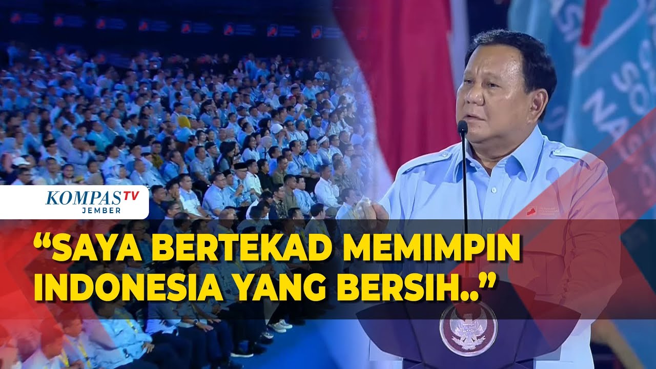 [FULL] Pidato Presiden Prabowo di Deklarasi Gerakan Solidaritas Nasional, Hadirin Standing Ovation!