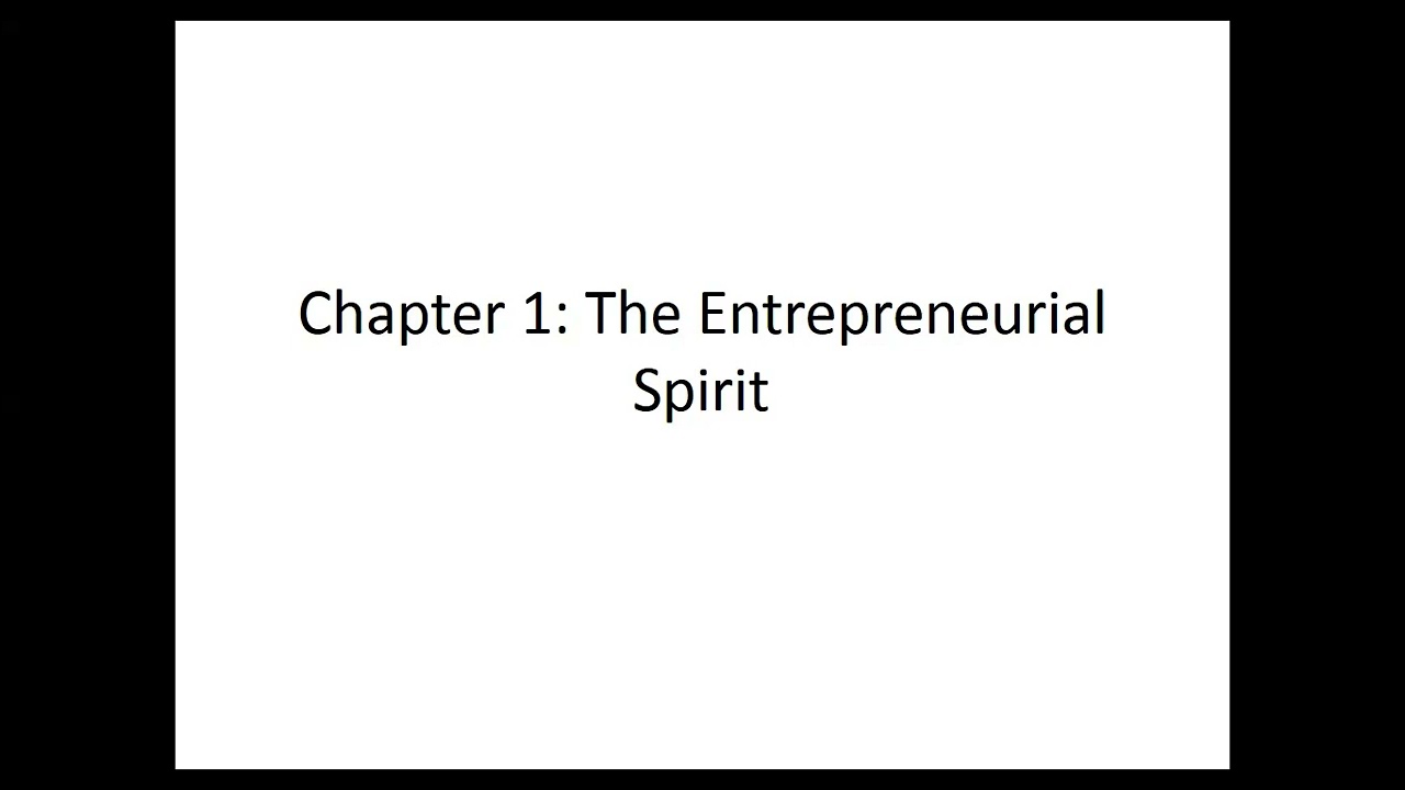 Course 1 Entrepreneurship and business management