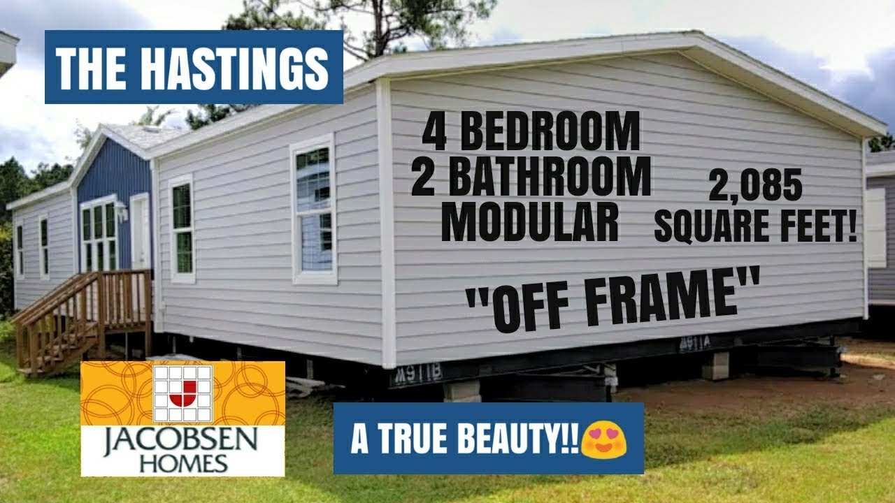 THE HASTINGS  MODULAR JACOBSEN HOMES 4 BEDROOM 2 BATH 2,085 SQUARE FEET 