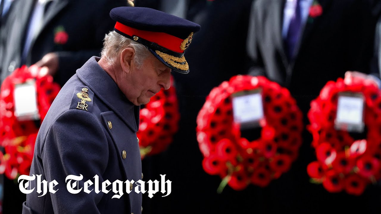 In full: King Charles leads Remembrance Sunday service