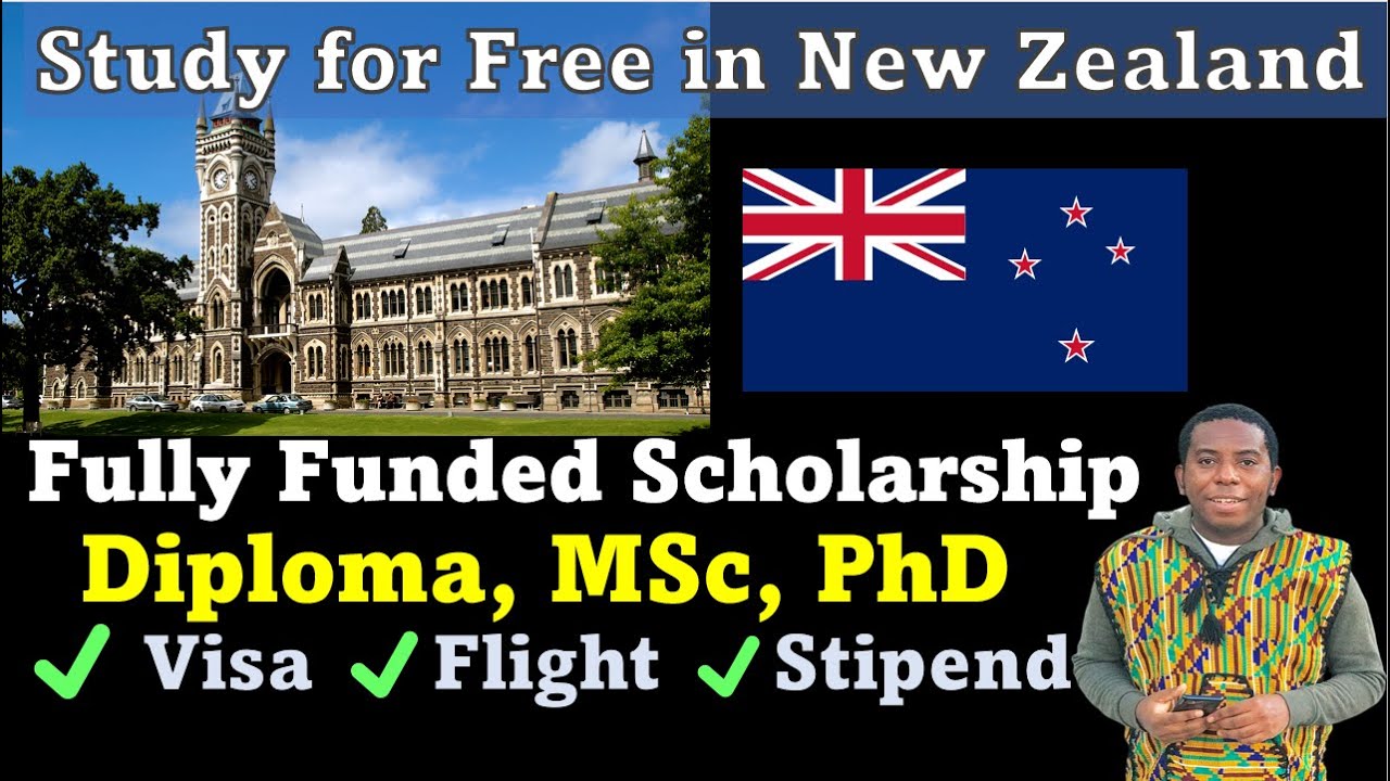 New Zealand Scholarship: Fully Funded Diploma, MSc & PhD Covering Visa, Flight & Stipend