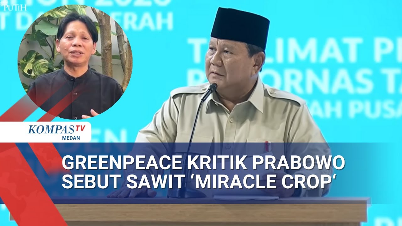 Singgung Bencana di Sumatera, Greenpeace Kritik Prabowo Sebut Sawit 'Miracle Crop'