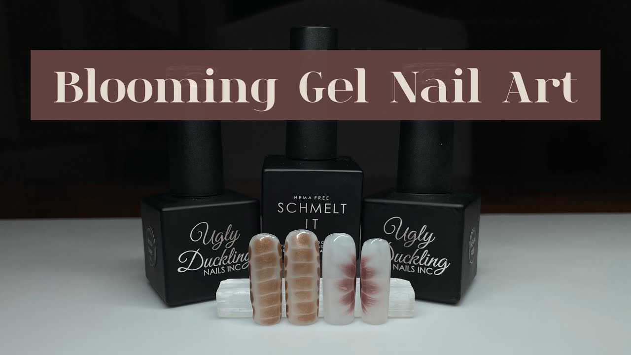 How to Create Blooming Gel Nail Art using Ugly Duckling Schmelt It 