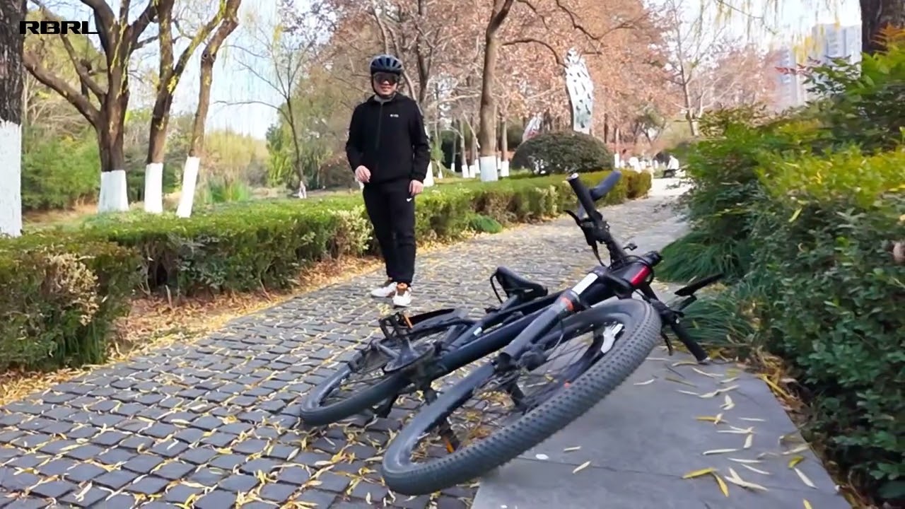 Real Riding Test! RBRL Bike Mirror – No Shake, Crystal-Clear View & Anti-Drop Strength 🚴‍♂️