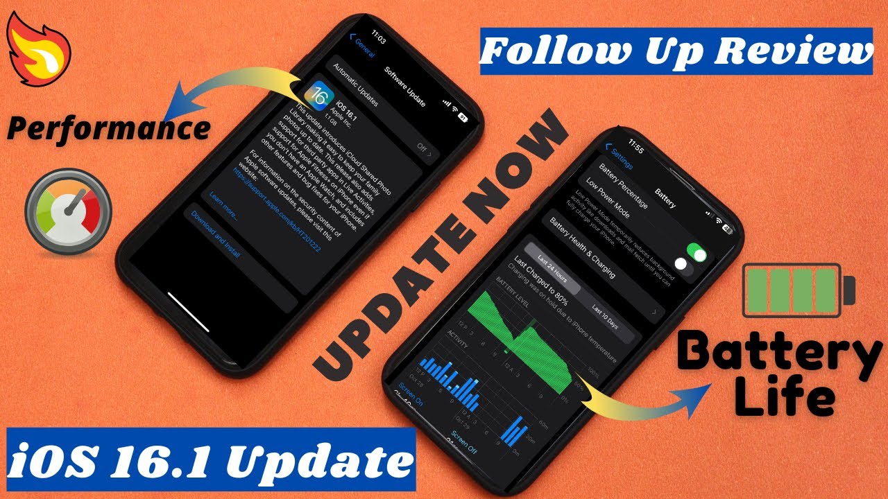 iOS 16.1 Update - Battery Life & Performance Review !