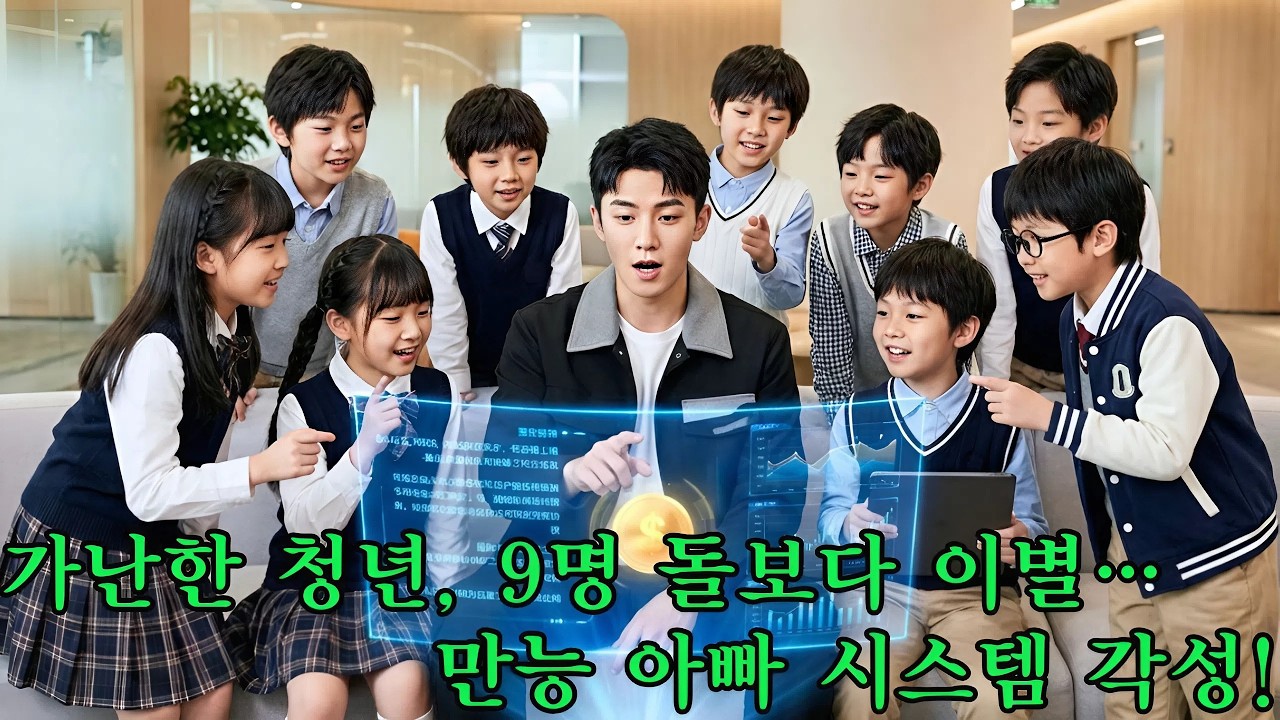 가난한 청년, 9명 돌보다 이별당해… ‘만능 아빠 시스템’ 각성, 돌볼수록 환급!