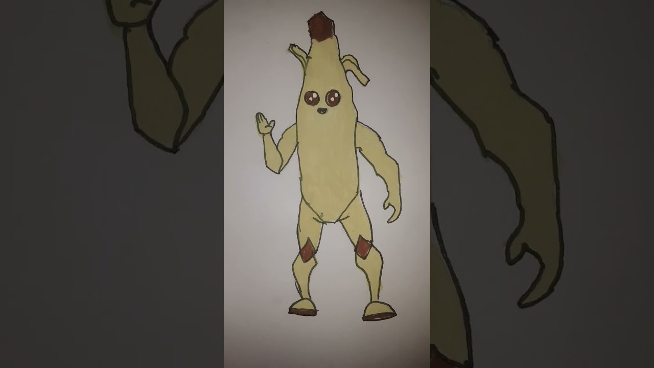 Drawing ikonik and peely |Fortnite