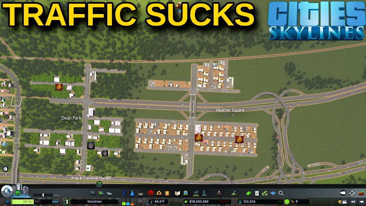 Traffic Can't be fixed in Cities Skylines | Stockton 42