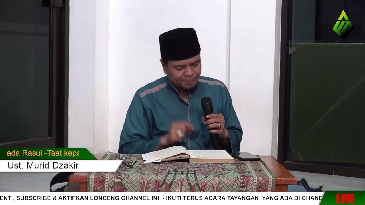 Pengajian Malam Senin -Taat kepada Allah & cinta kepada Rasul - (23-11-2025)