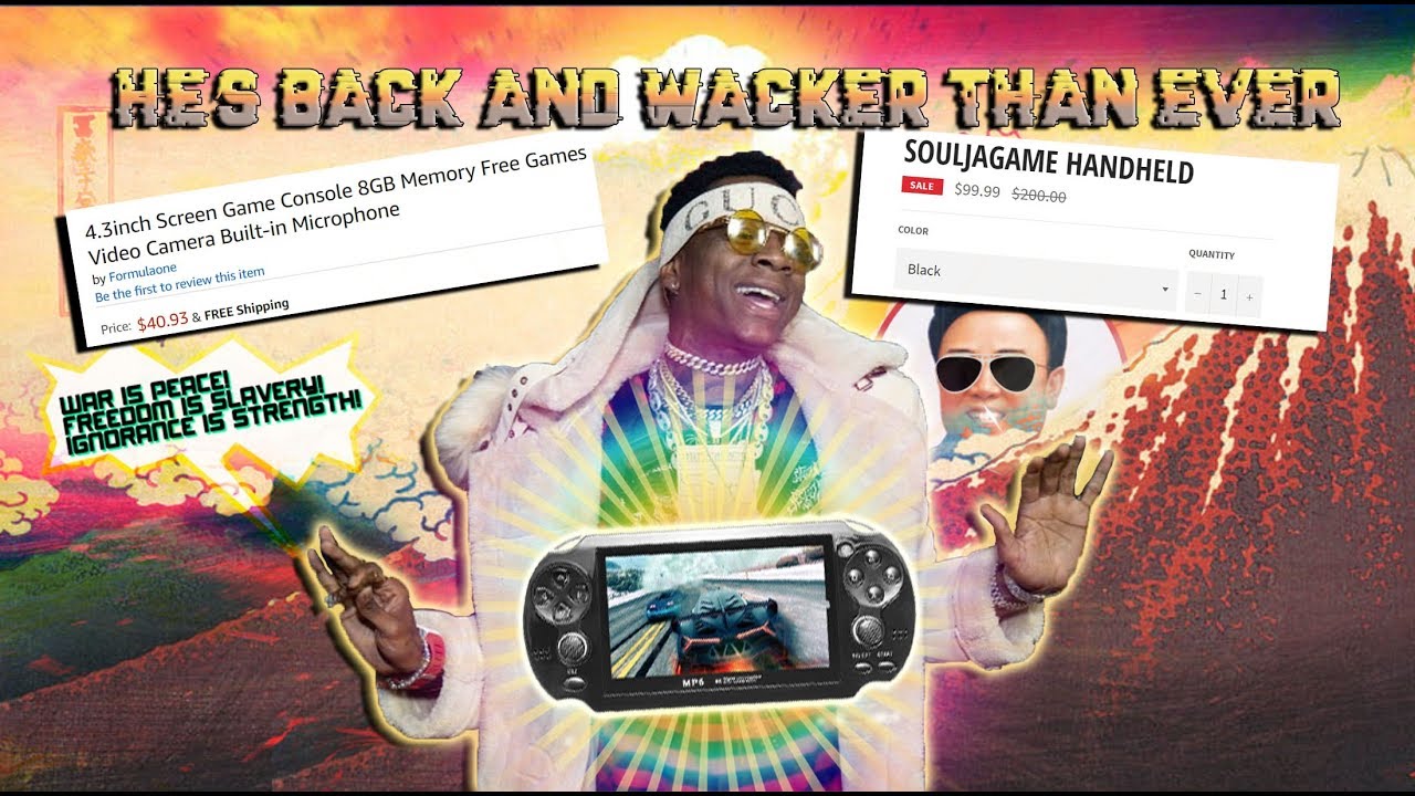 Soulja Boy Is BACK & Wacker Than Ever! With his new PSP console clone